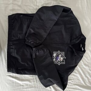 Disney Parks Disney100 Black Windbreaker Bomber Jacket
